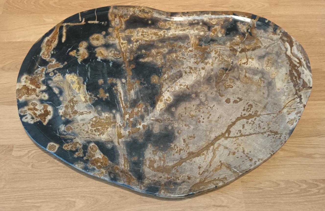 TÁC zkamenělé dřevo cena 1000,-Kč/kg 2x35x43 cm váha 4,0 kg    PŘÍKLAD skladem i JINÉ TÁCY